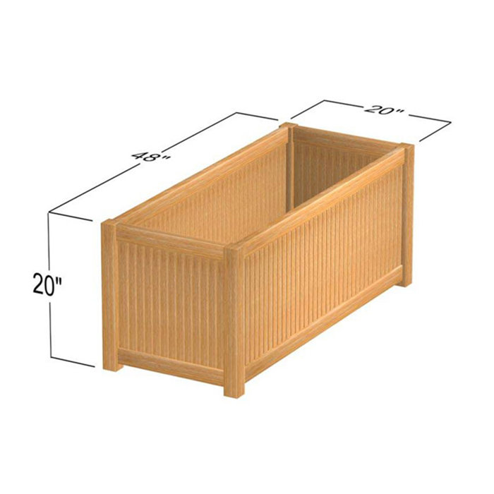 Westminster Teak Wood Planter Box Wayfair